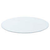 54" 8mm Round Glass Top Clear