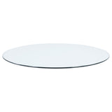 48" 10mm Round Glass Table Top Clear