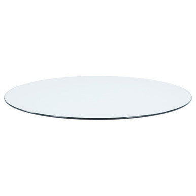 48" 10mm Round Glass Table Top Clear