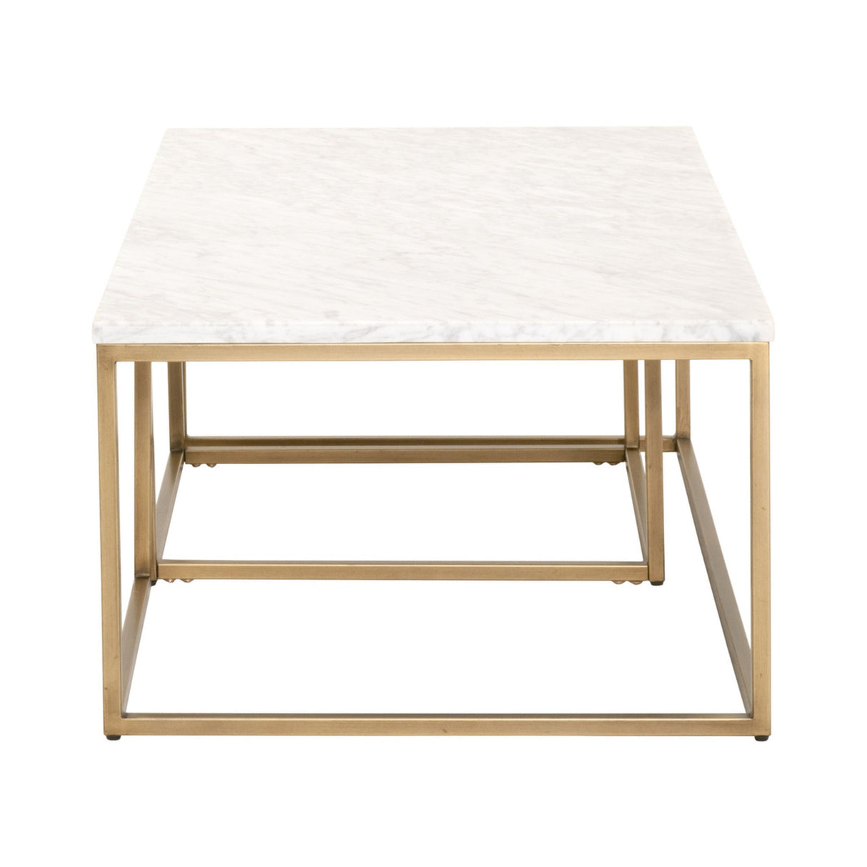 Essentials For Living Traditions Carrera Nesting Coffee Table 6100.BGLD/WHT