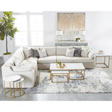 Essentials For Living Traditions Carrera Nesting Coffee Table 6100.BGLD/WHT