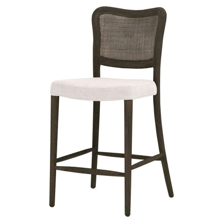 Essentials For Living Stitch & Hand - Dining & Bedroom Cela Counter Stool 6661CS.BISQ/MBO