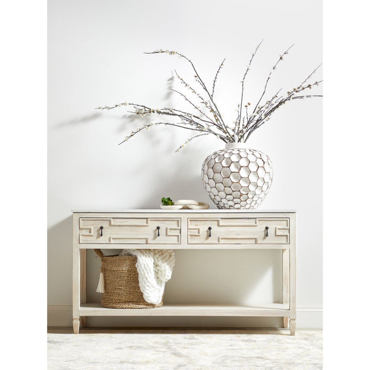 Essentials For Living Bella Antique Cinq Wood Link 9020-5.WW-PNE