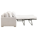 Essentials For Living Stitch & Hand - Upholstery Clara 86" Slim Arm Queen Sleeper Sofa 6620-3S.STO-BSK/NG