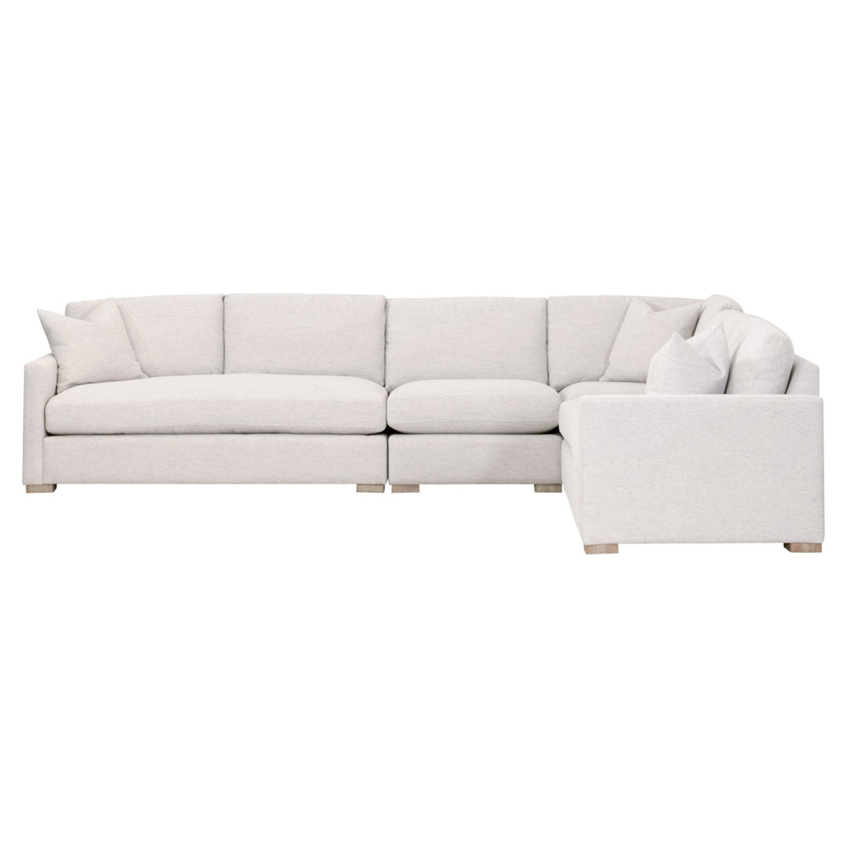 Essentials For Living Stitch & Hand - Upholstery Clara Modular 2-Seat Left Slim Arm Sofa 6620-2S1LA.STOBSK/NG