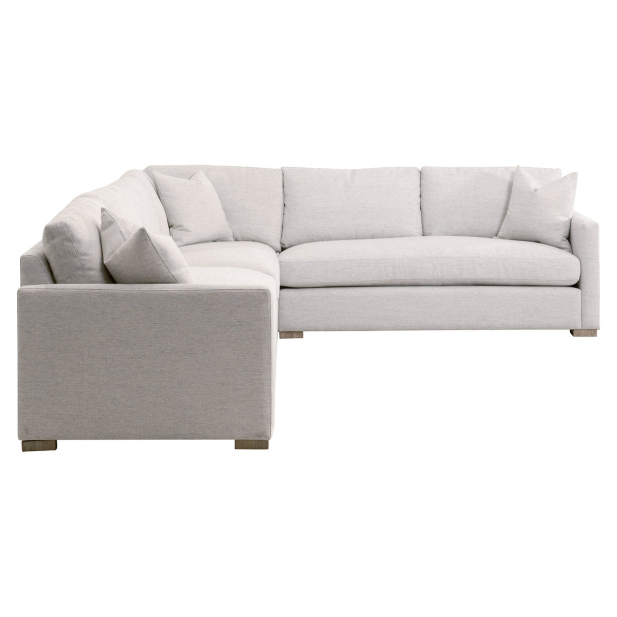 Essentials For Living Stitch & Hand - Upholstery Clara Modular 2-Seat Left Slim Arm Sofa 6620-2S1LA.STOBSK/NG