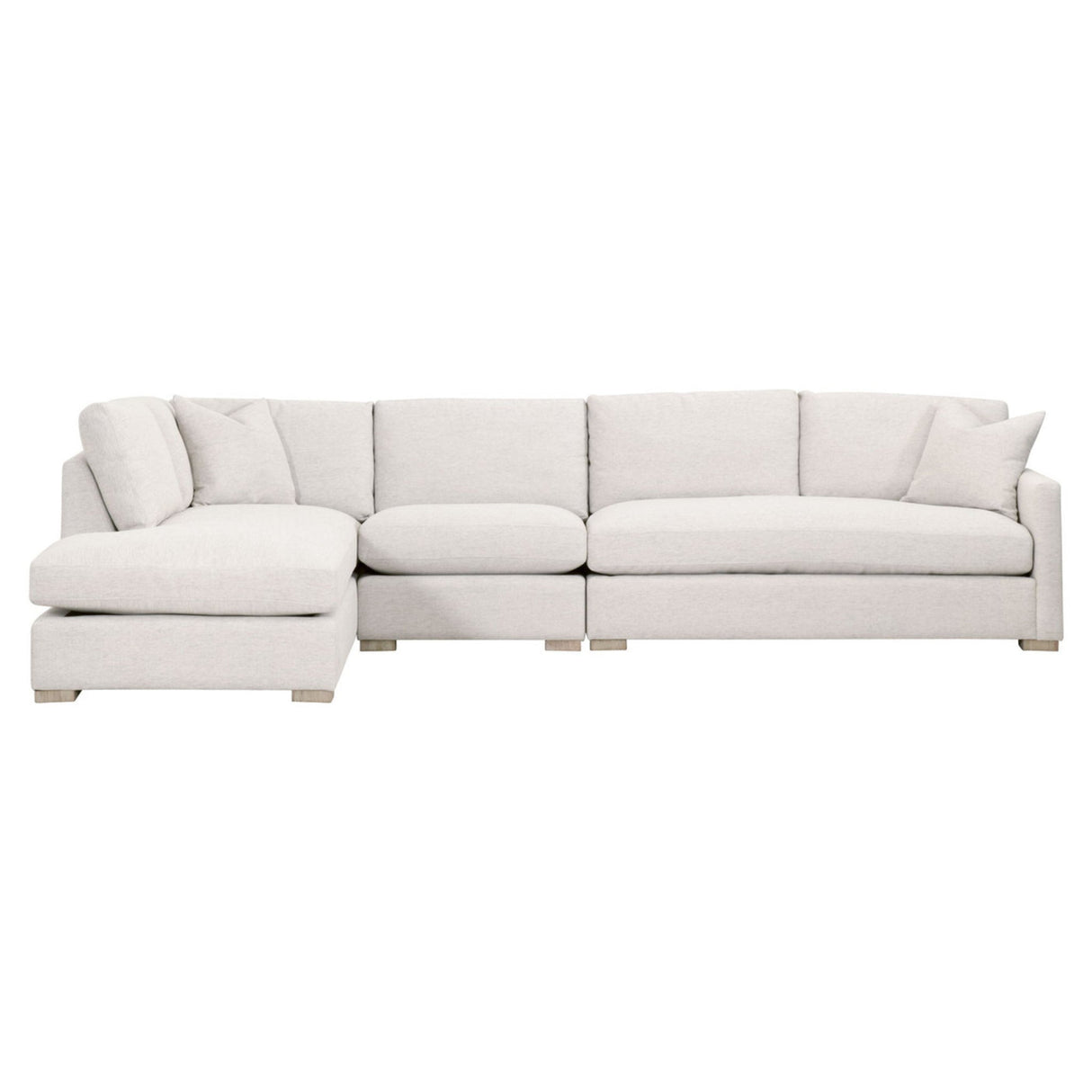 Essentials For Living Stitch & Hand - Upholstery Clara Modular Left-Facing Chaise 6620-LCHS.STOBSK/NG