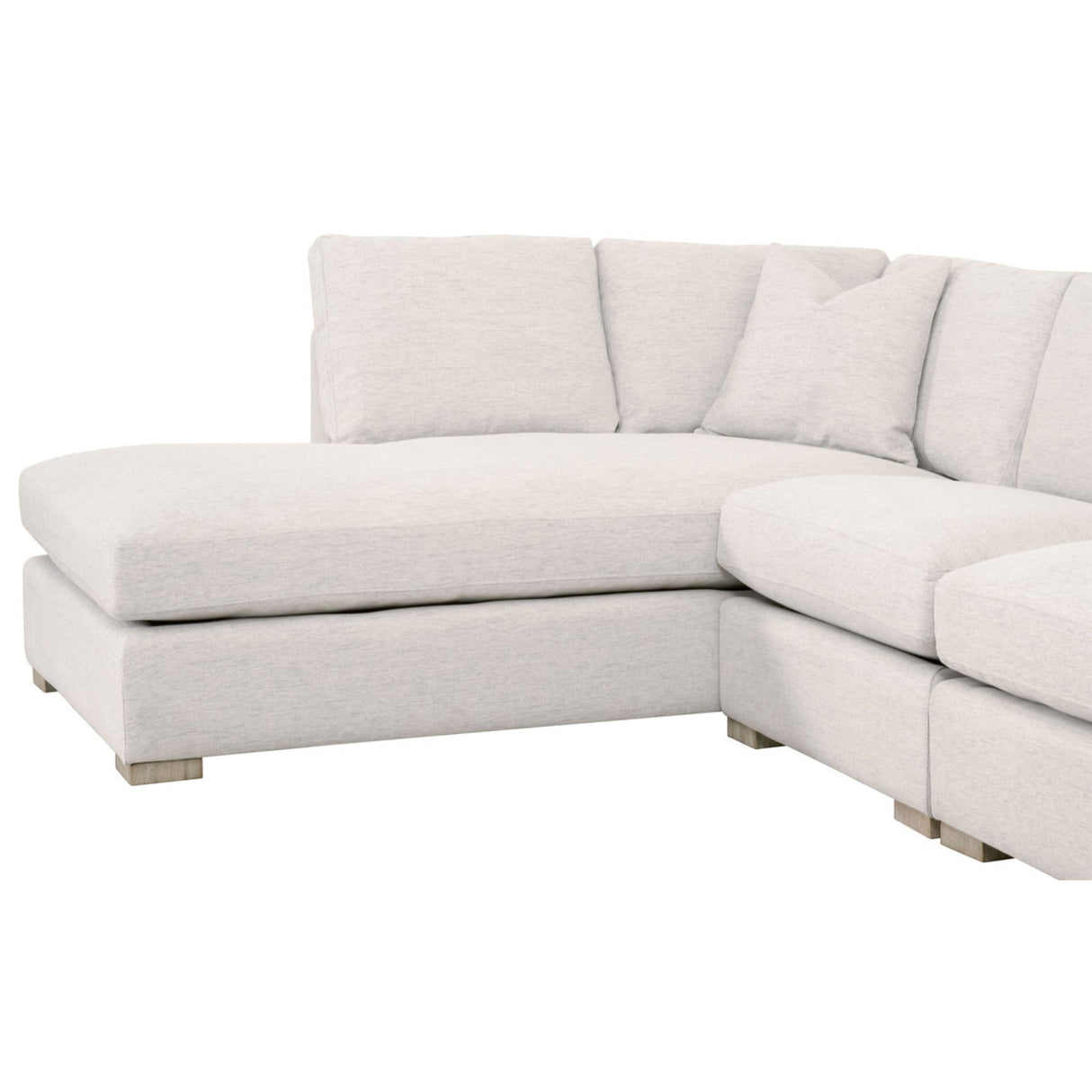 Essentials For Living Stitch & Hand - Upholstery Clara Modular Left-Facing Chaise 6620-LCHS.STOBSK/NG