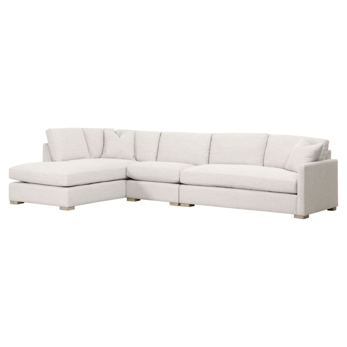 Essentials For Living Stitch & Hand - Upholstery Clara Modular 2-Seat Right Slim Arm Sofa 6620-2S1RA.STOBSK/NG