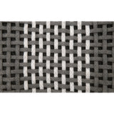 Essentials For Living Woven Cross Accent Cube 6880.DOV/WHT