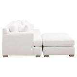 Essentials For Living Stitch & Hand - Upholstery Dean California Casual Ottoman 6604-0.BOU-SNO/NG