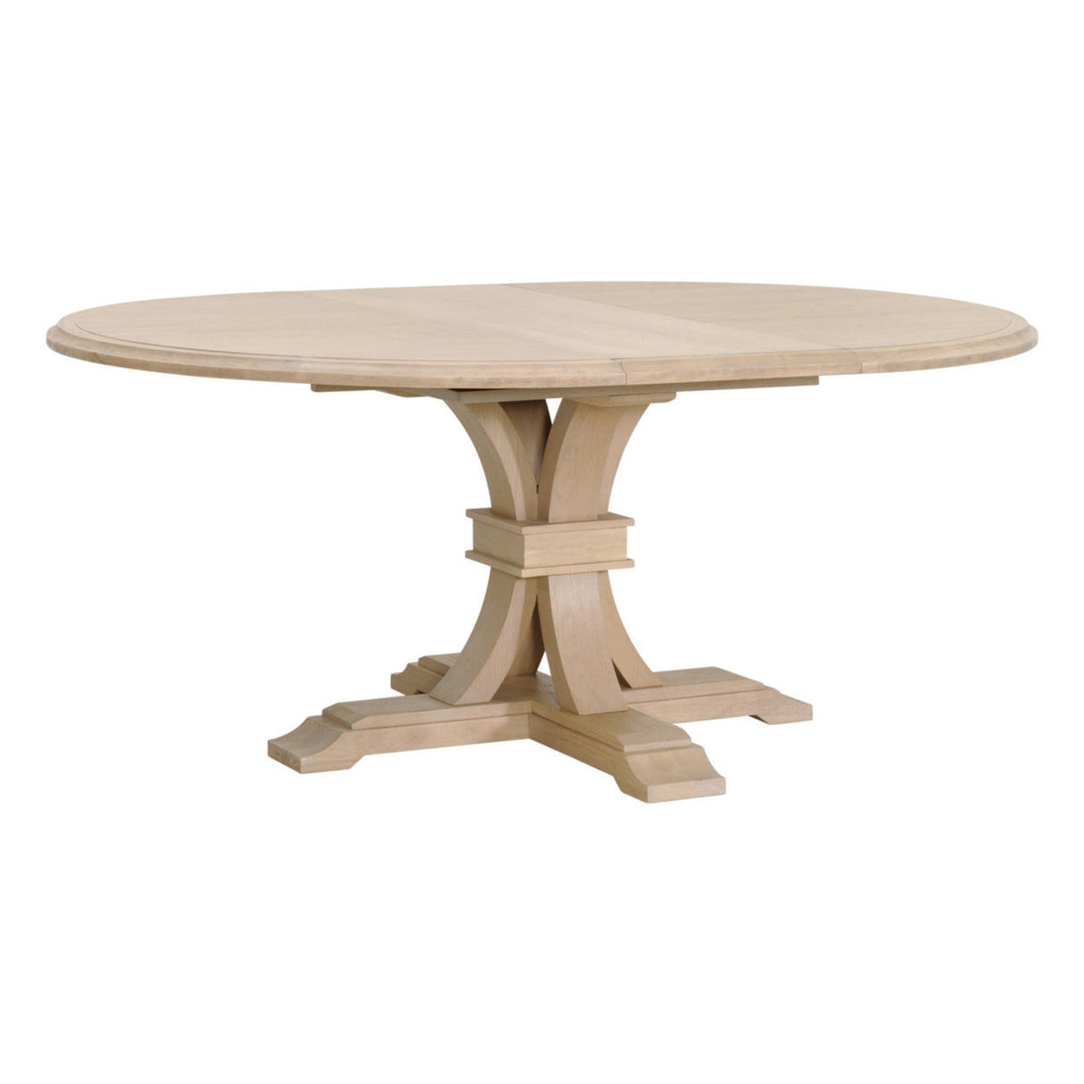 Essentials For Living Traditions Devon 54" Round Extension Dining Table 6070.LHON