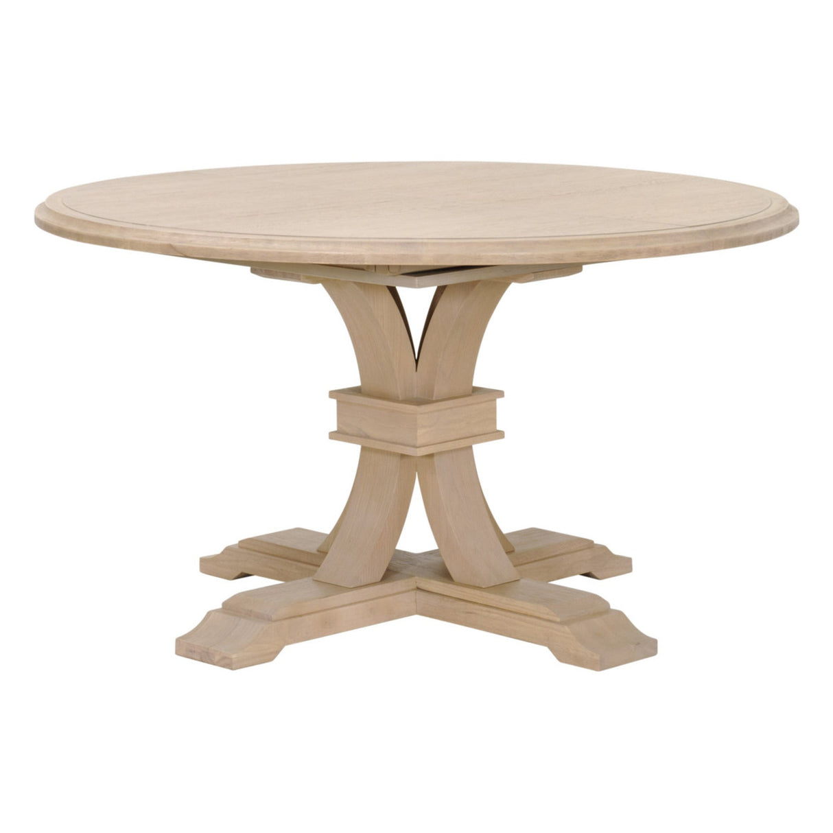 Essentials For Living Traditions Devon 54" Round Extension Dining Table 6070.LHON