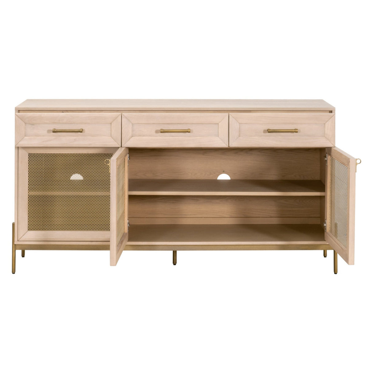 Essentials For Living Traditions Dwell Media Sideboard 6086.LHON/BGLD