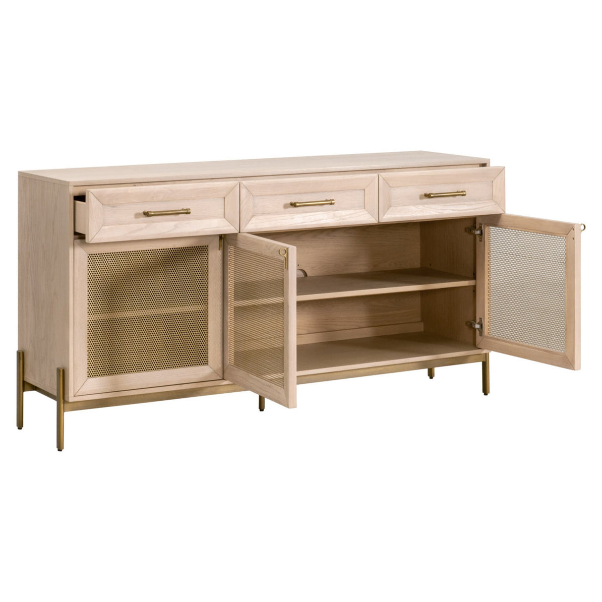 Essentials For Living Traditions Dwell Media Sideboard 6086.LHON/BGLD