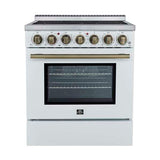 Forno Paolo 30" Freestanding Electric Range , 4.38 cu.ft. True Convection Oven - FFSEL6011-30