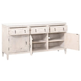 Essentials For Living Bella Antique Emerie Media Sideboard 8015.WW-PNE/WHTQ