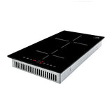 Forno Parco 12-Inch Induction Cooktop, 2 Zones, 3600W, Touch Control, 9 Power Levels & Booster Function - FCTIN0583-12