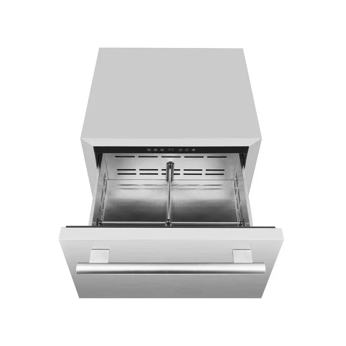 Forno Como 24" 4.87 cu.ft. Indoor/Outdoor Refrigerator Drawer in Stainless Steel - FDROD1611-24S