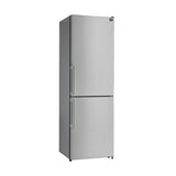 Forno Guardia 23.4-Inch 10.8 cu.ft. Bottom Freezer Right Swing Door Refrigerator in Stainless Steel (FFFFD1778-24)