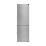 Forno Guardia 23.4-Inch 10.8 cu.ft. Bottom Freezer Right Swing Door Refrigerator in Stainless Steel (FFFFD1778-24)