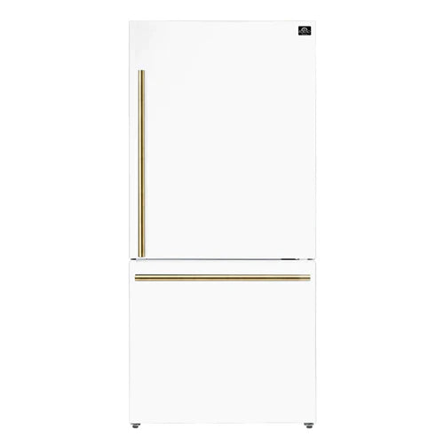 Forno Milano Espresso 31-Inch 17.2 cu. ft. Bottom Freezer  Refrigerator (FFFFD178)