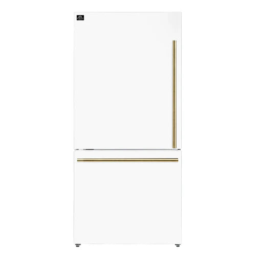 Forno Milano Espresso 31-Inch 17.2 cu. ft. Bottom Freezer  Refrigerator (FFFFD178)