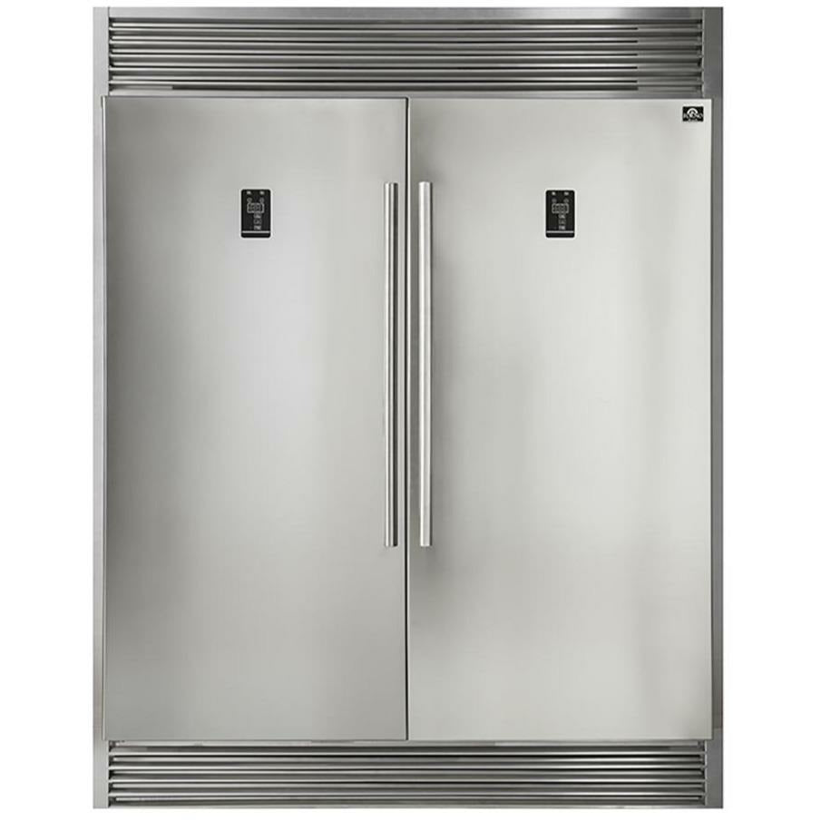 Forno 60 in. 27.6 cu. ft. Refrigerator & Freezer in Stainless Steel - FFFFD1933-60S