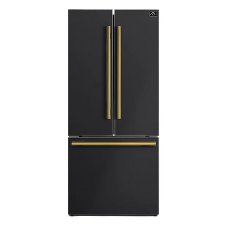 Forno Espresso Gallipoli 30-inch 17.5 cu. ft. French Door Refrigerator with Ice Maker  (FFFFD1974-31)