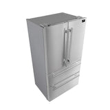 Forno 36 in. 19 cu.ft. French Door Refrigerator in Stainless Steel - FFRBI1820-36SB