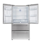 Forno 36 in. 19 cu.ft. French Door Refrigerator in Stainless Steel - FFRBI1820-36SB