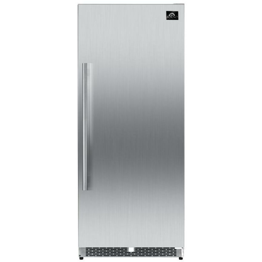 Forno 30 in. 14.6 cu.ft. Free Standing Refrigerator in Stainless Steel, FFRBI1821-30