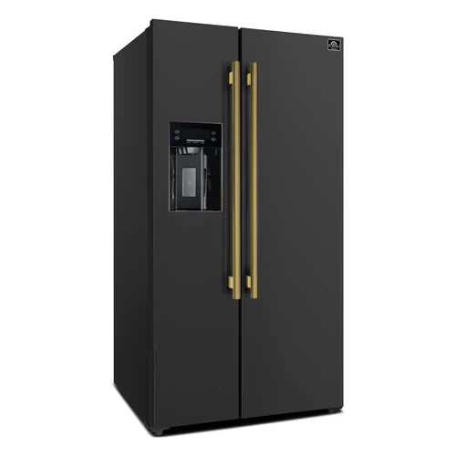 Forno Espresso Salerno 36-inch 20 cu.ft Side-by-Side Refrigerator with Water Dispenser (FFRBI1844-36)