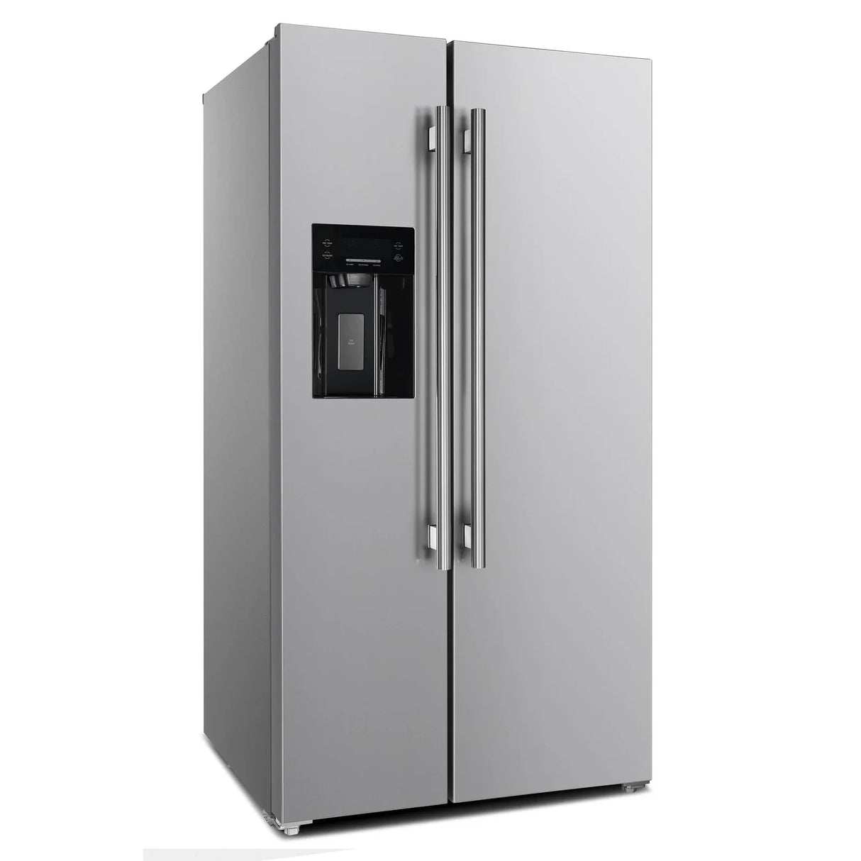 Forno 36" Built-In Side-by-Side 20 cu.ft Refrigerator in Stainless Steel with Water Dispenser and Ice Maker with Grill - FFRBI1844-40SG