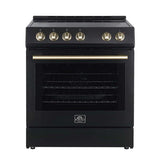 Forno Leonardo Espresso 30-Inch 5.0 cu. Ft. Slide-In Electric Range (FFSEL6012-30)