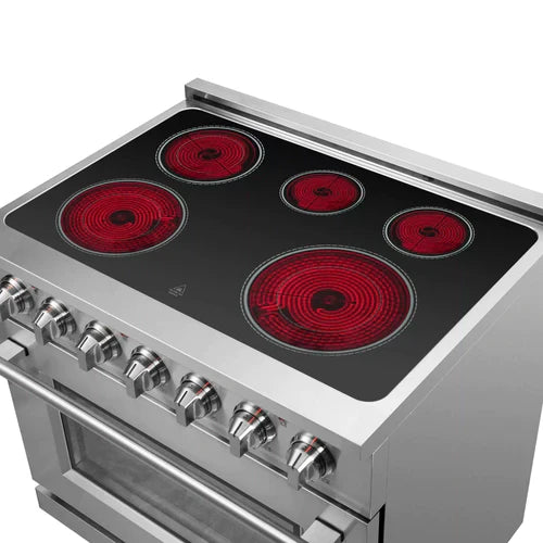 Forno Massimo 36-Inch Electric Range in Stainless Steel (FFSEL6020-36)