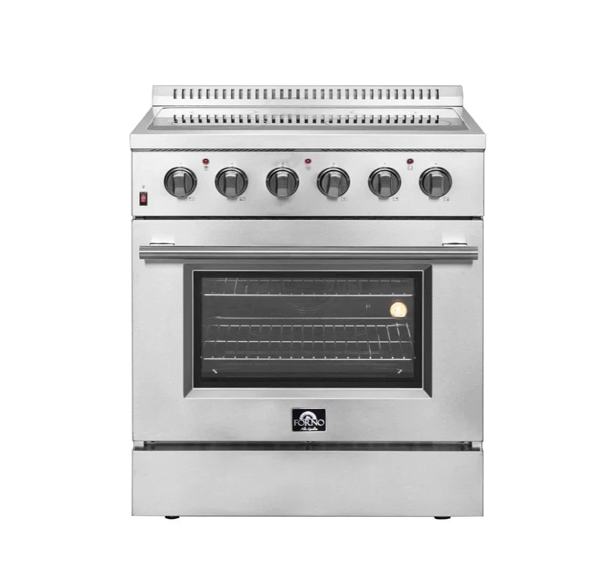 Forno Galiano 30" Electric Range with Convection Oven in Stainless Steel - FFSEL6083-30