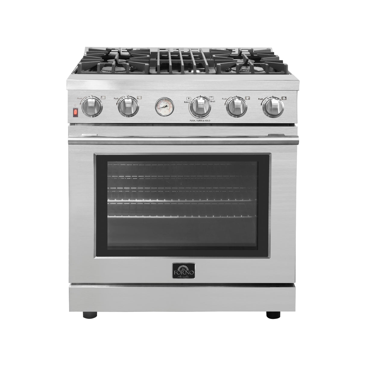 FORNO 30" ALTA QUALITA PRO-STYLE GAS RANGE - FFSGS6228-30S