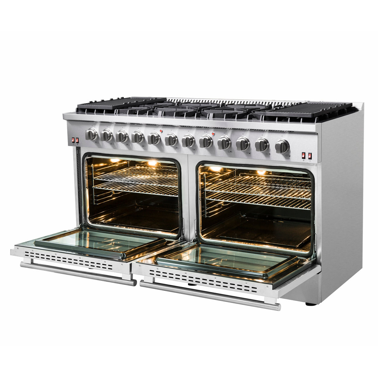 FORNO 60" Galiano Gold Professional Freestanding Gas Range - FFSGS6244-60