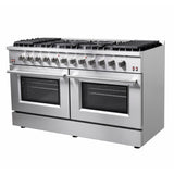 FORNO 60" Galiano Gold Professional Freestanding Gas Range - FFSGS6244-60