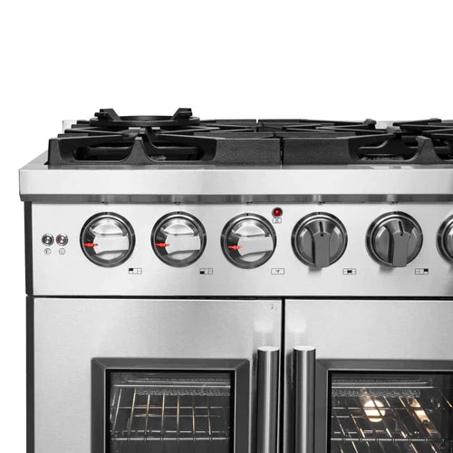 Forno Massimo 30-Inch French Door Gas Range in Stainless Steel (FFSGS6439-30)