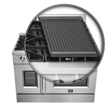 Forno 48-Inch Galiano Gas Range with 8 Gas Burners, 107,000 BTUs, & French Door Gas Oven in Stainless Steel - FFSGS6444-48