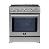 Forno Leonardo Espresso 30-Inch Induction Range in Stainless Steel (FFSIN0982-30)