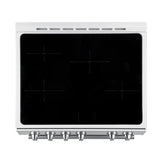 Forno Leonardo Espresso 30-Inch Slide-In White Induction Range - FFSIN0982-30WHT