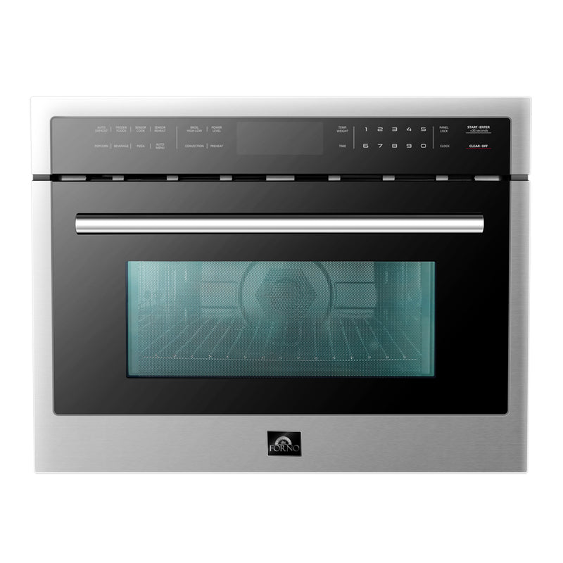 Forno Built-In 1.6 cu.ft. Microwave Oven in Stainless Steel - FMWDR309324