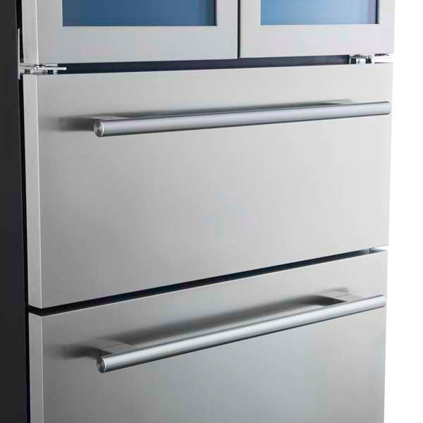 Forno Campania 32" Wine Cooler Stainless Steel, Dual Wine Zones, 2 Beverage Drawers, 17.7 cu.ft. - FWCDR6635-32S