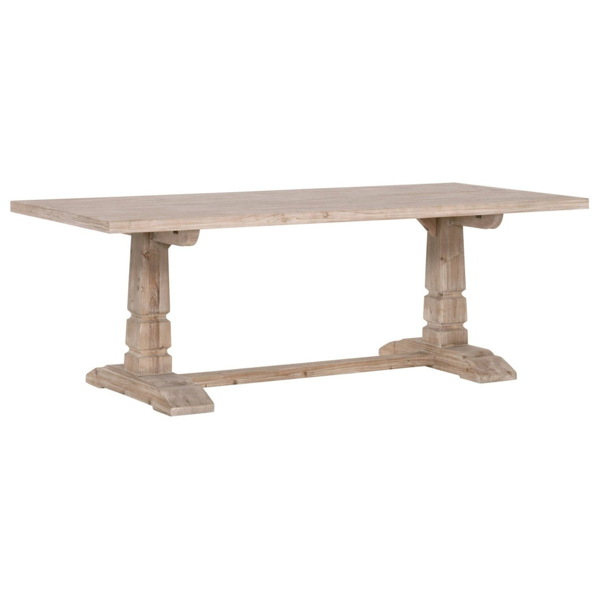 Essentials For Living Bella Antique Hayes Extension Dining Table 8013.SGRY-PNE