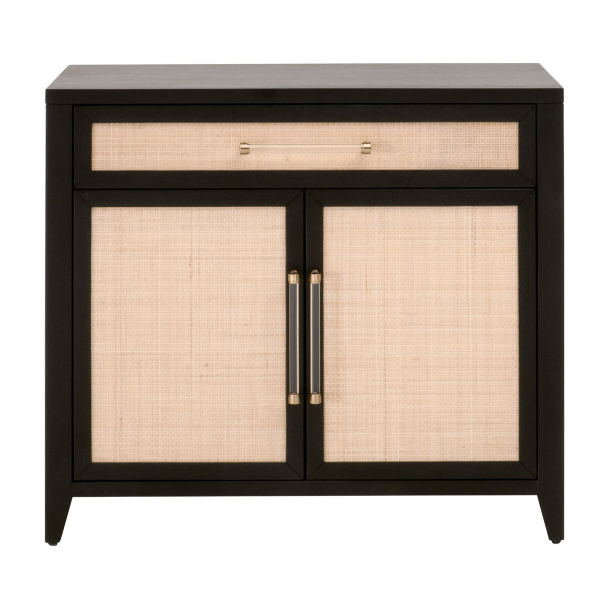 Essentials For Living Traditions Holland Media Chest 6146.B-BLK/NAT