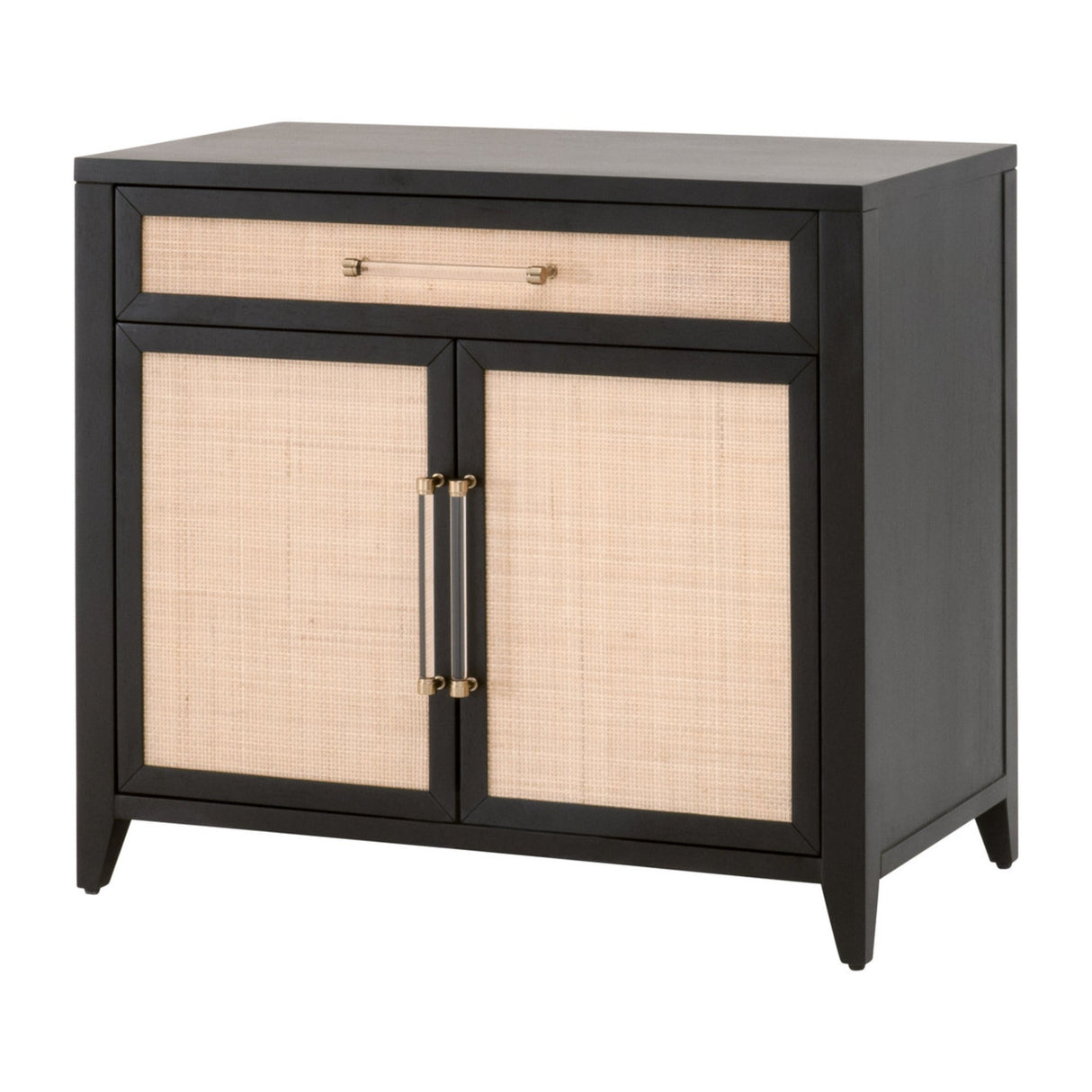 Essentials For Living Traditions Holland Media Chest 6146.B-BLK/NAT