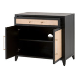 Essentials For Living Traditions Holland Media Chest 6146.B-BLK/NAT